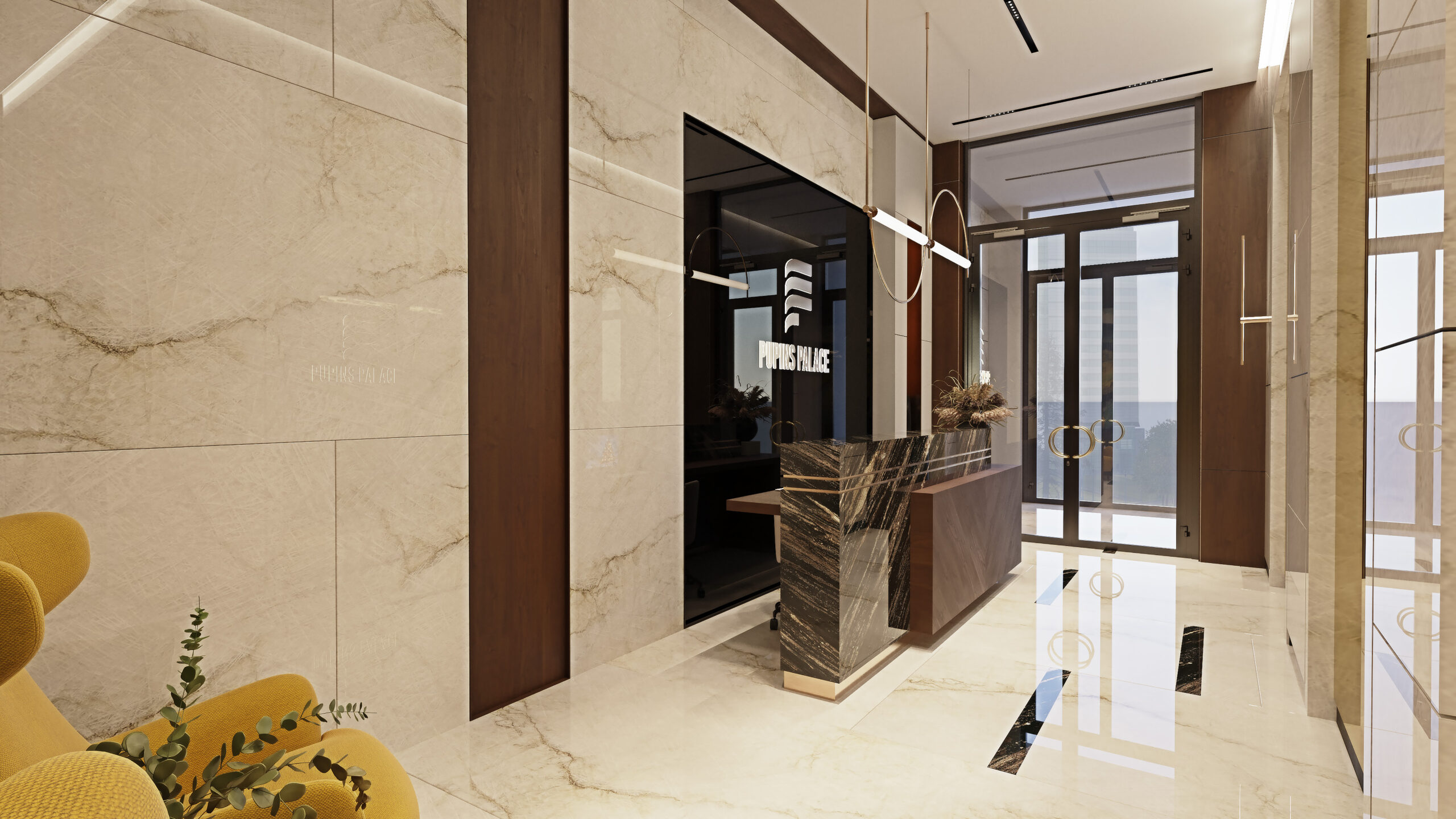 Pupinova Palata - panoramski pogled